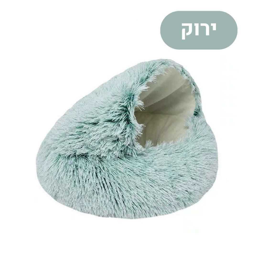 מיטת קטיפה מפנקת לכלבים וחתולים – רכה, חמימה ומרגיעה 🐾