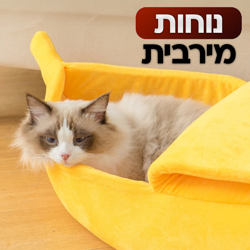 מיטת בננה לכלבים קטנים